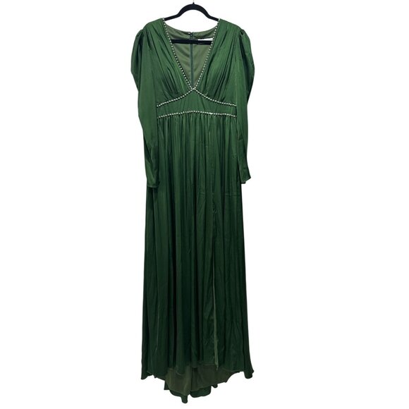 Elegant Green Maxi Dress - Picture 3 of 7